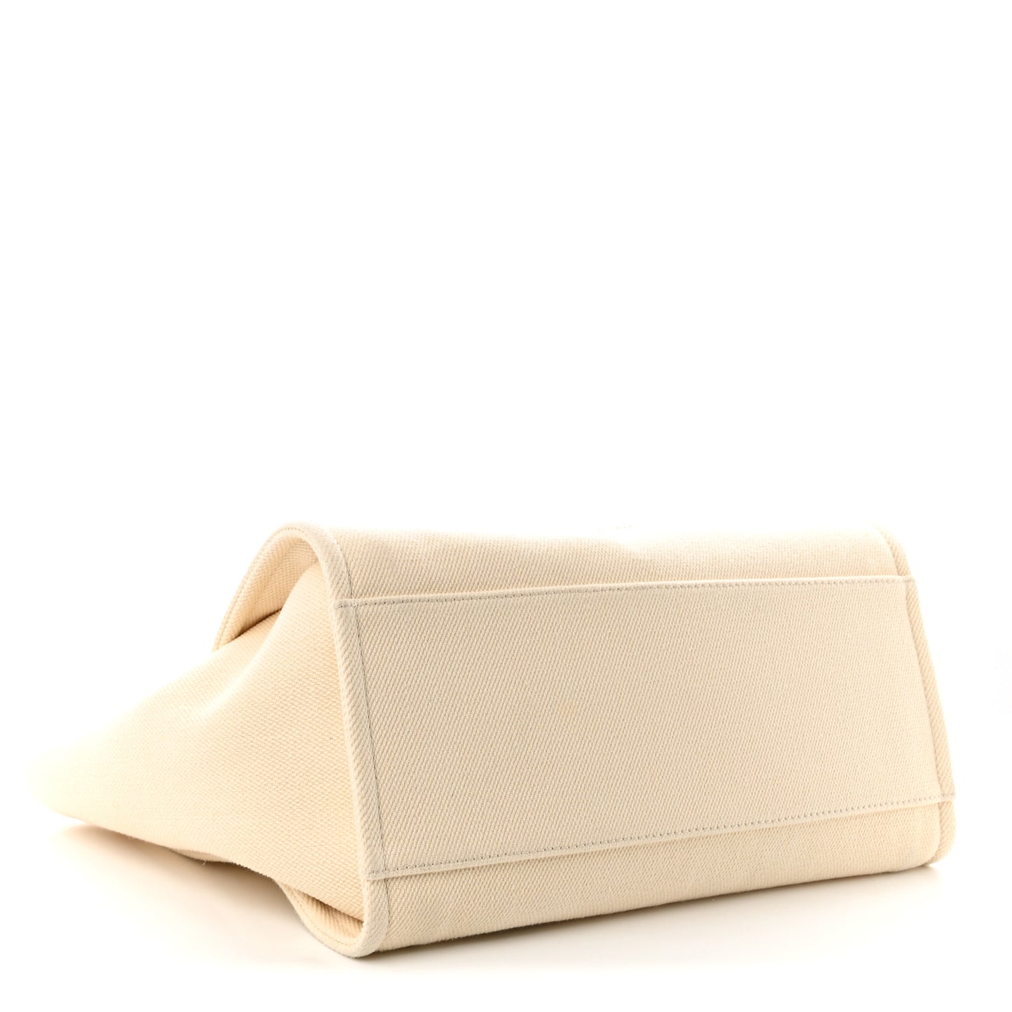 Canvas Pearl Medium Deauville Tote Ecru Beige
