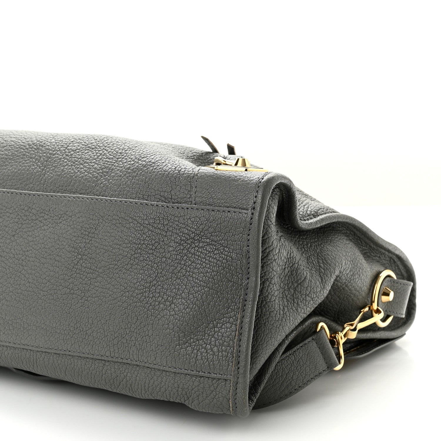 Balenciaga Chevre Gold Metallic Edge Hardware City Gris Acier 10 of 10