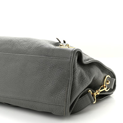 Balenciaga Chevre Gold Metallic Edge Hardware City Gris Acier 10 of 10