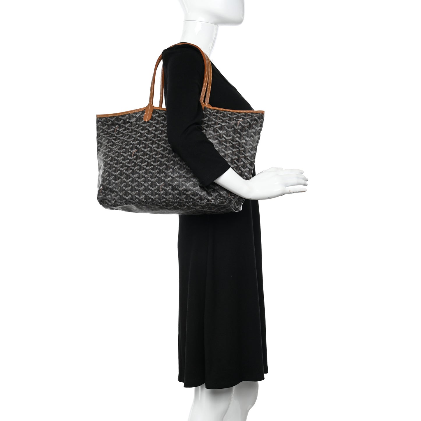 Goyardine Saint Louis PM Black Gold