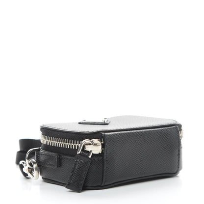 Prada Saffiano Cargo Pouch Black 4 of 11