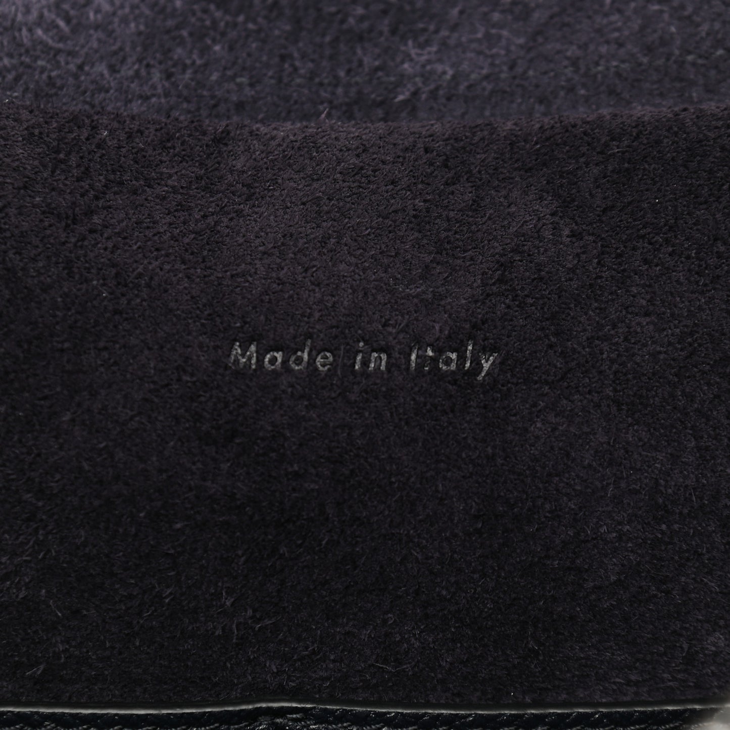 Grained Calfskin Mini Belt Bag Navy