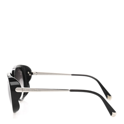 Louis Vuitton Acetate Bluebell Sunglasses Z0693W Black Glitter 3 of 9