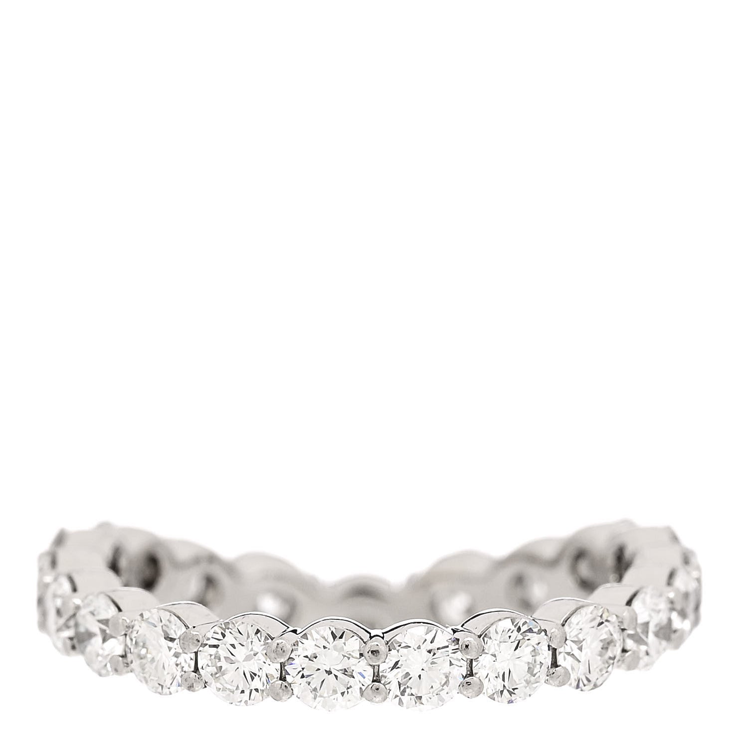 Harry Winston Platinum Diamond Truly Wedding Band Ring 46 3.75 3 of 5