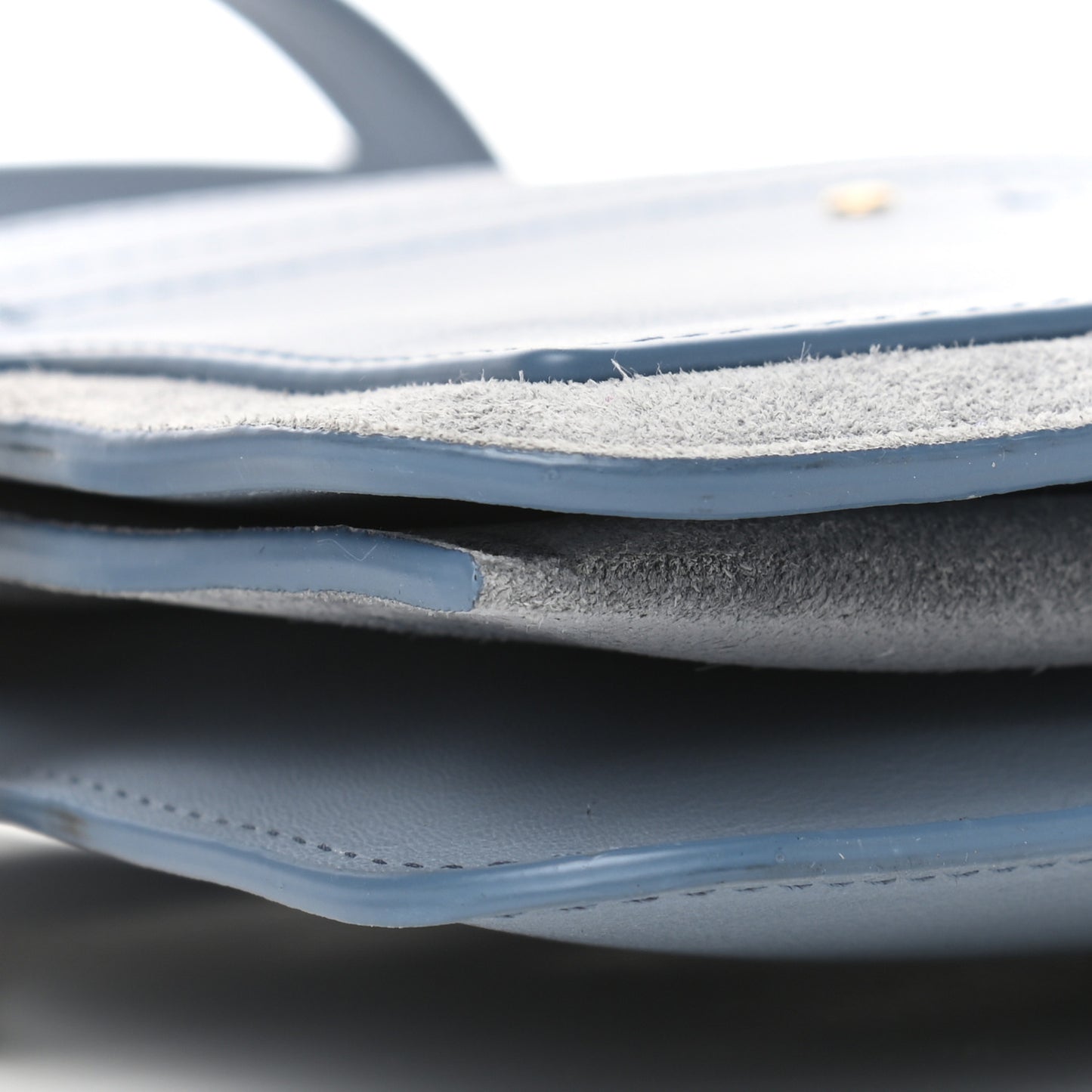 Calfskin Suede Mini Roy Bag Cloudy Blue