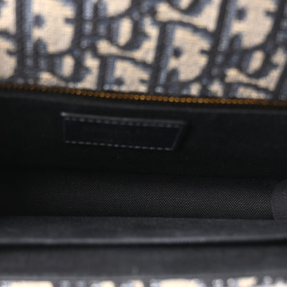 Christian Dior Oblique 30 Montaigne Flap Bag Blue 5 of 9