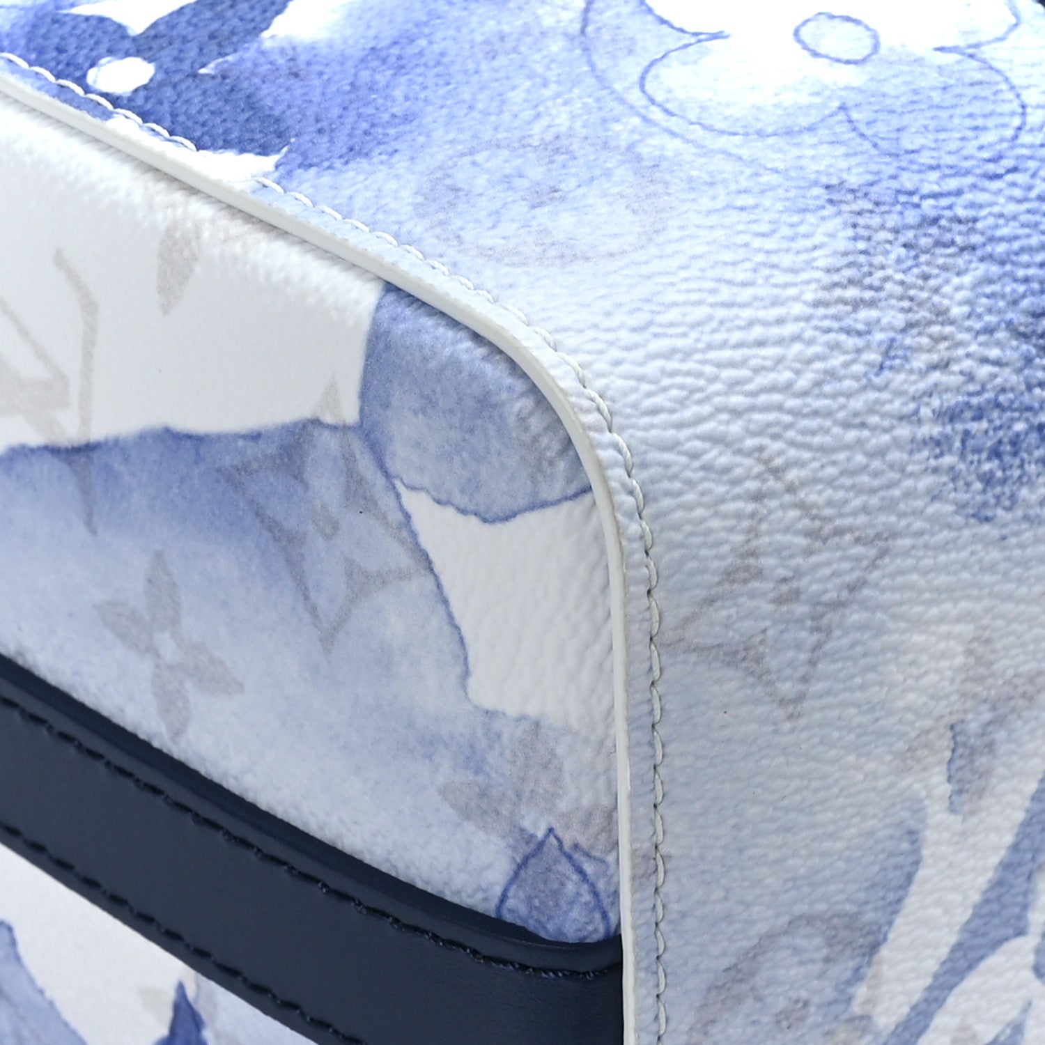 Louis Vuitton Monogram Watercolor City Keepall Blue 7 of 10
