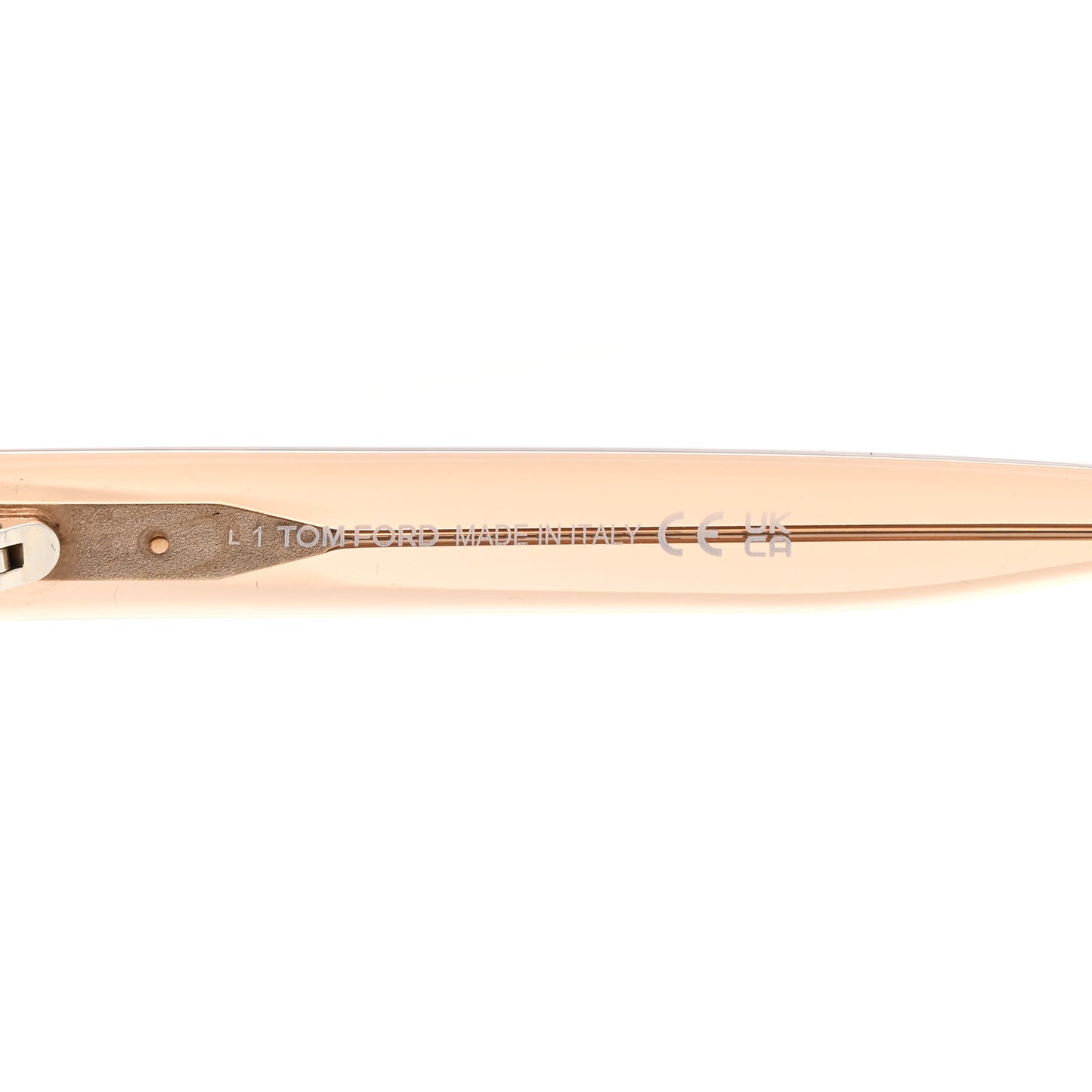Acetate Selby Square Sunglasses TF952 Champagne