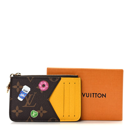 Louis Vuitton Monogram 57th Street NYC Zipped Romy Card Holder Yellow Cab 7 of 7
