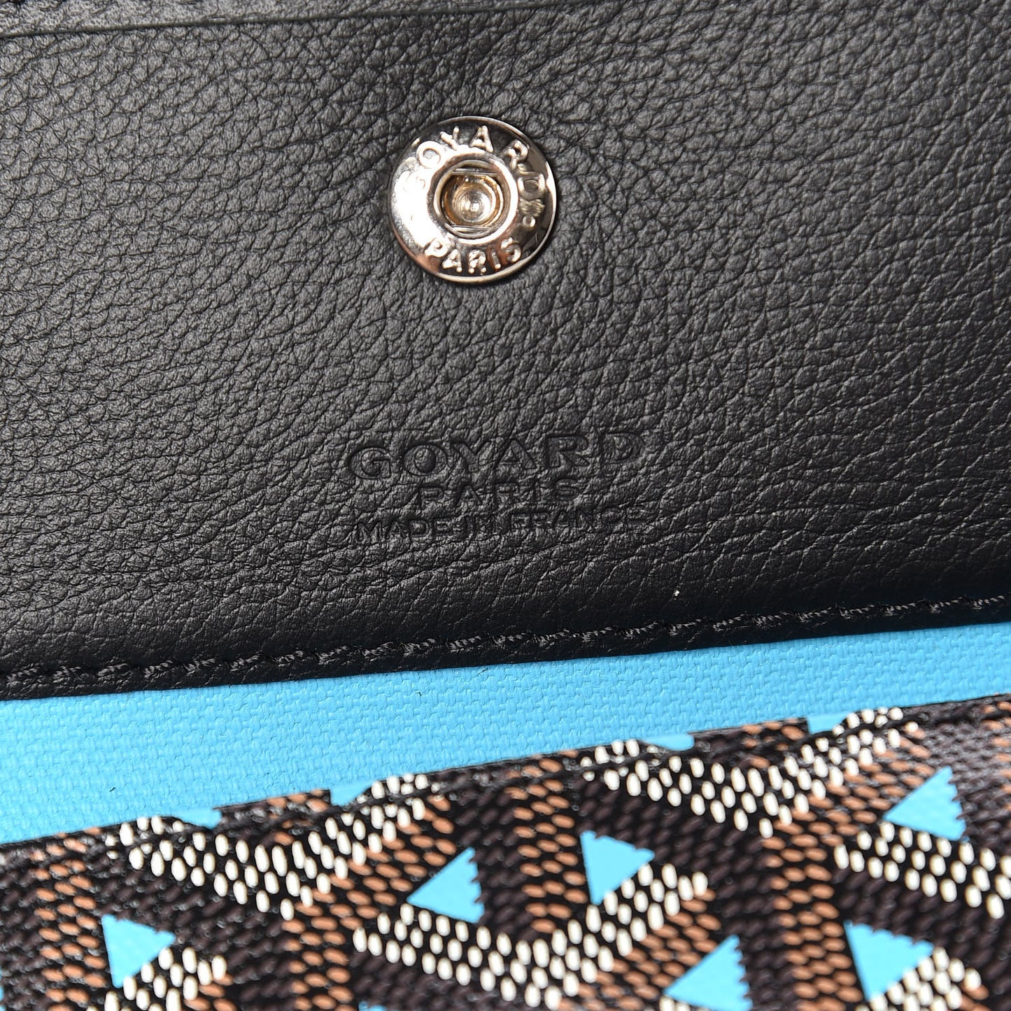 Goyardine Saint Louis Claire Voie PM Black Blue