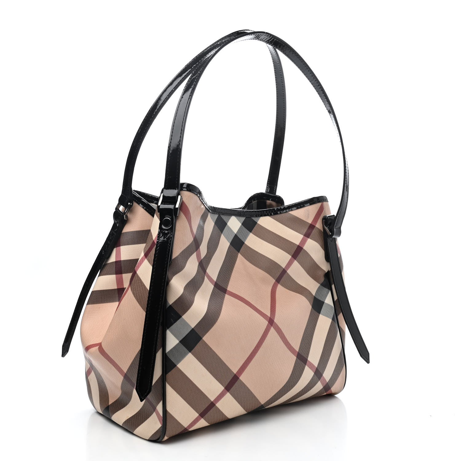 Burberry Nova Check Small Canterbury Tote Black 2 of 3