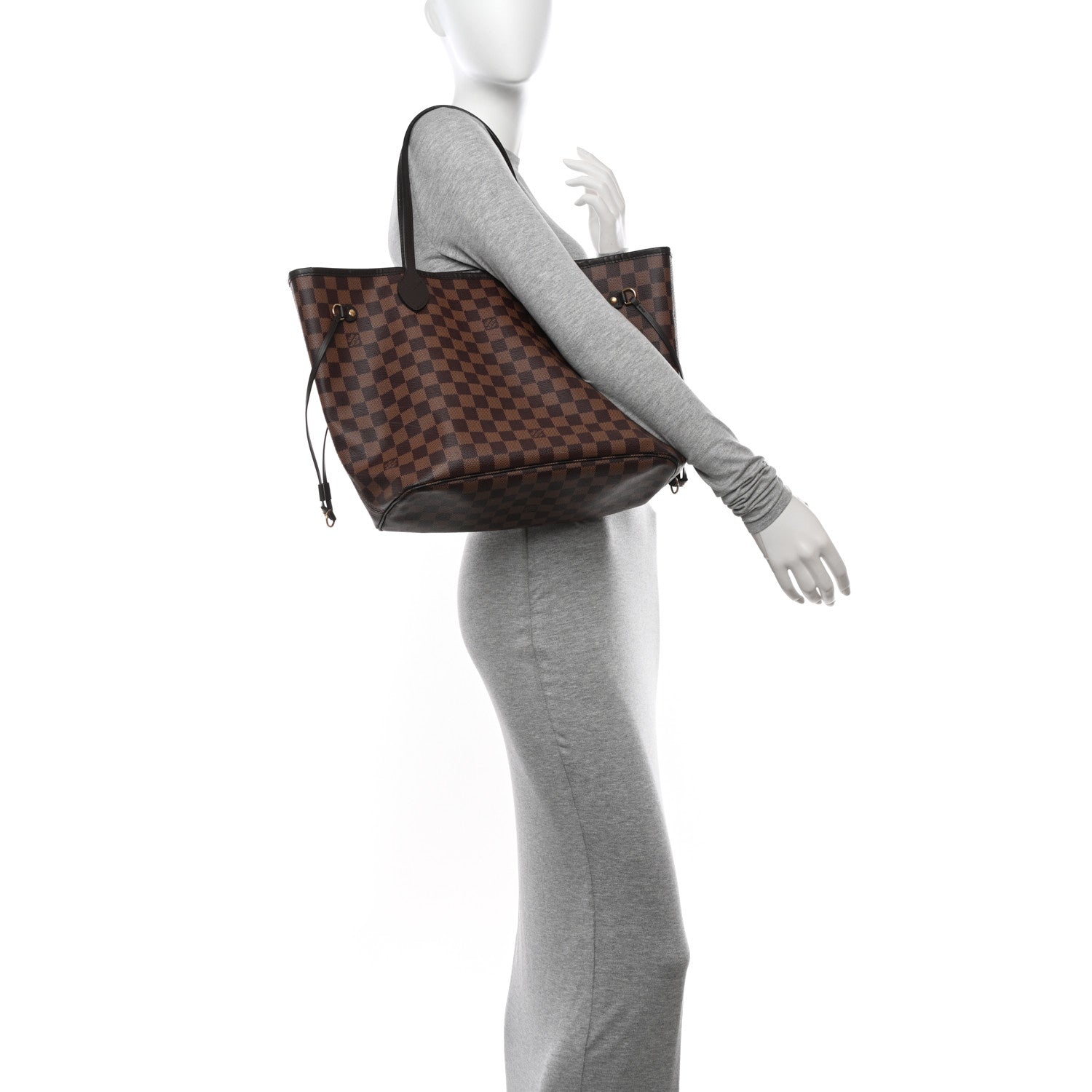 Louis Vuitton Damier Ebene Neo Neverfull MM 2 of 15