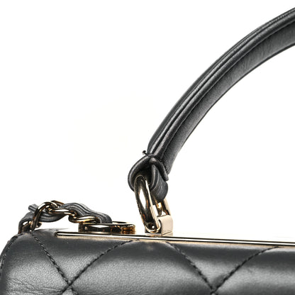 Chanel Lambskin Quilted Small Trendy CC Flap Dual Handle Bag Grey 11 of 11