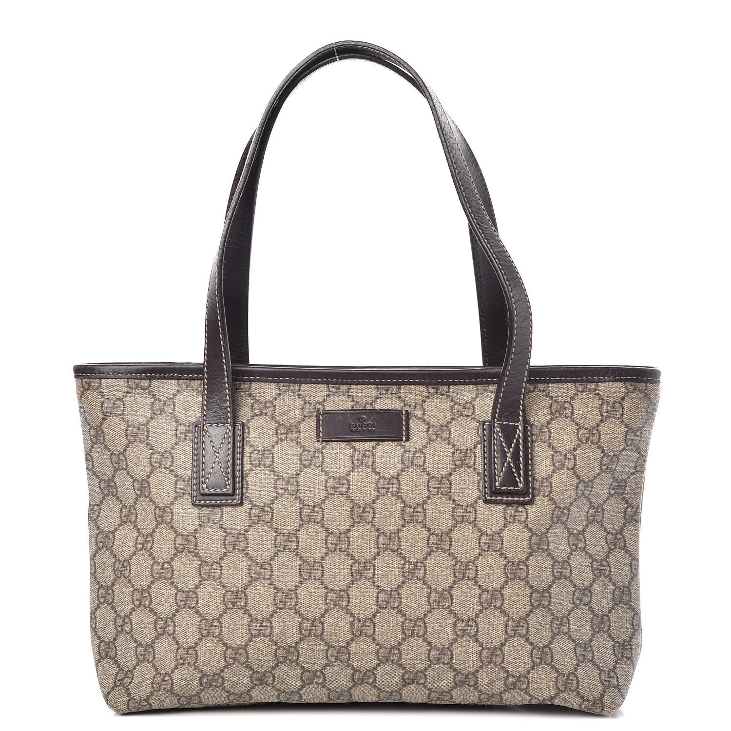 Gucci GG Supreme Monogram Small Joy Tote Dark Brown 1 of 20