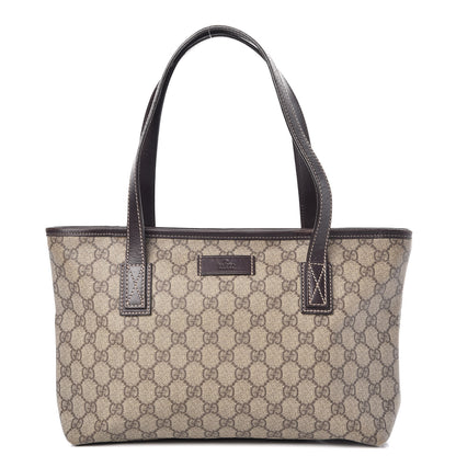 Gucci GG Supreme Monogram Small Joy Tote Dark Brown 1 of 20