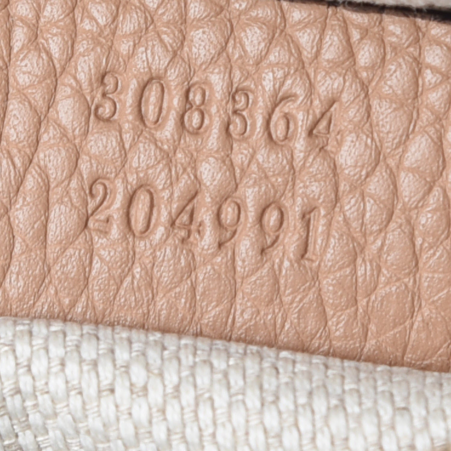 Gucci Pebbled Calfskin Small Soho Disco Bag Camelia 8 of 8