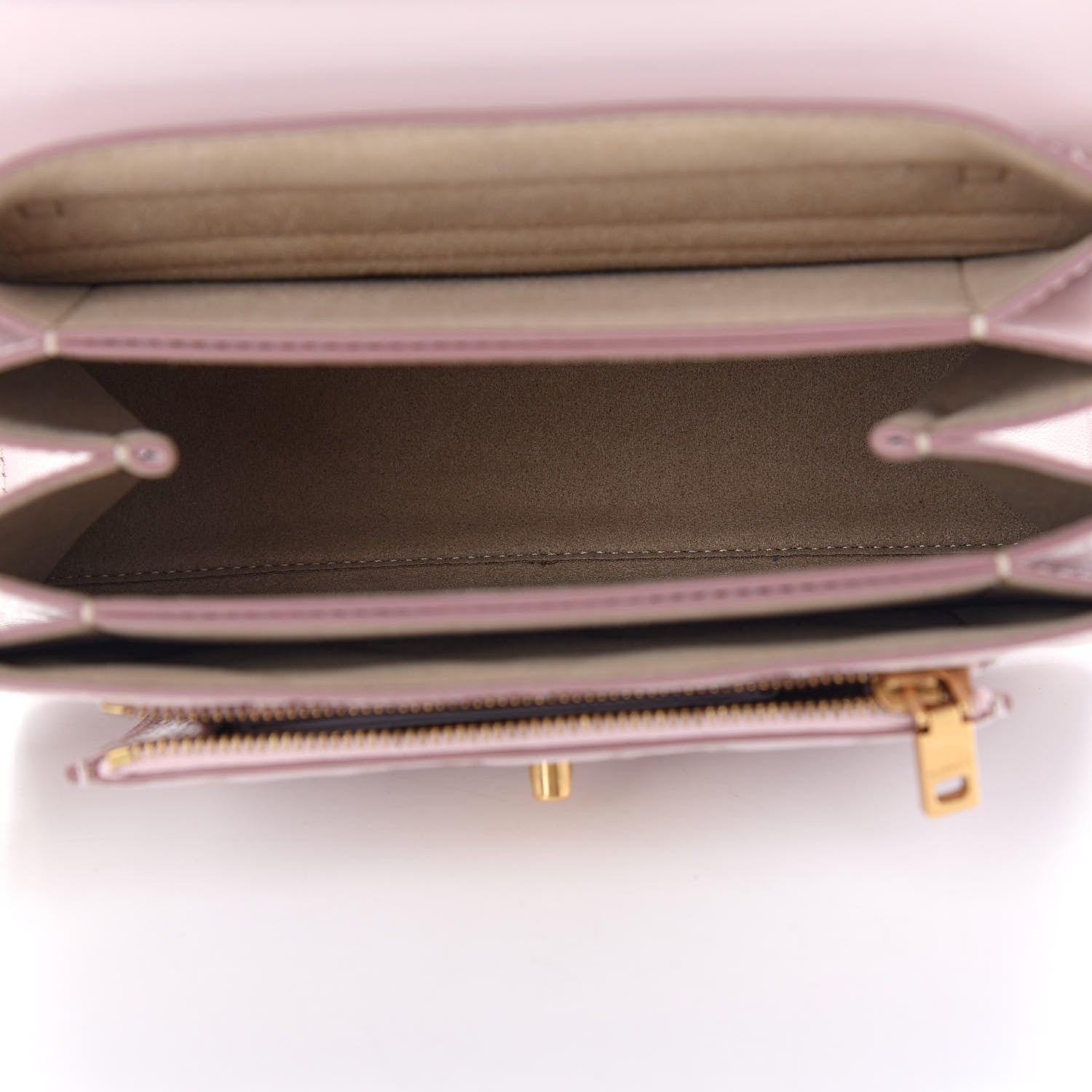 Givenchy Goatskin Quilted Small GV3 Shoulder Bag Pale Pink 5 of 8
