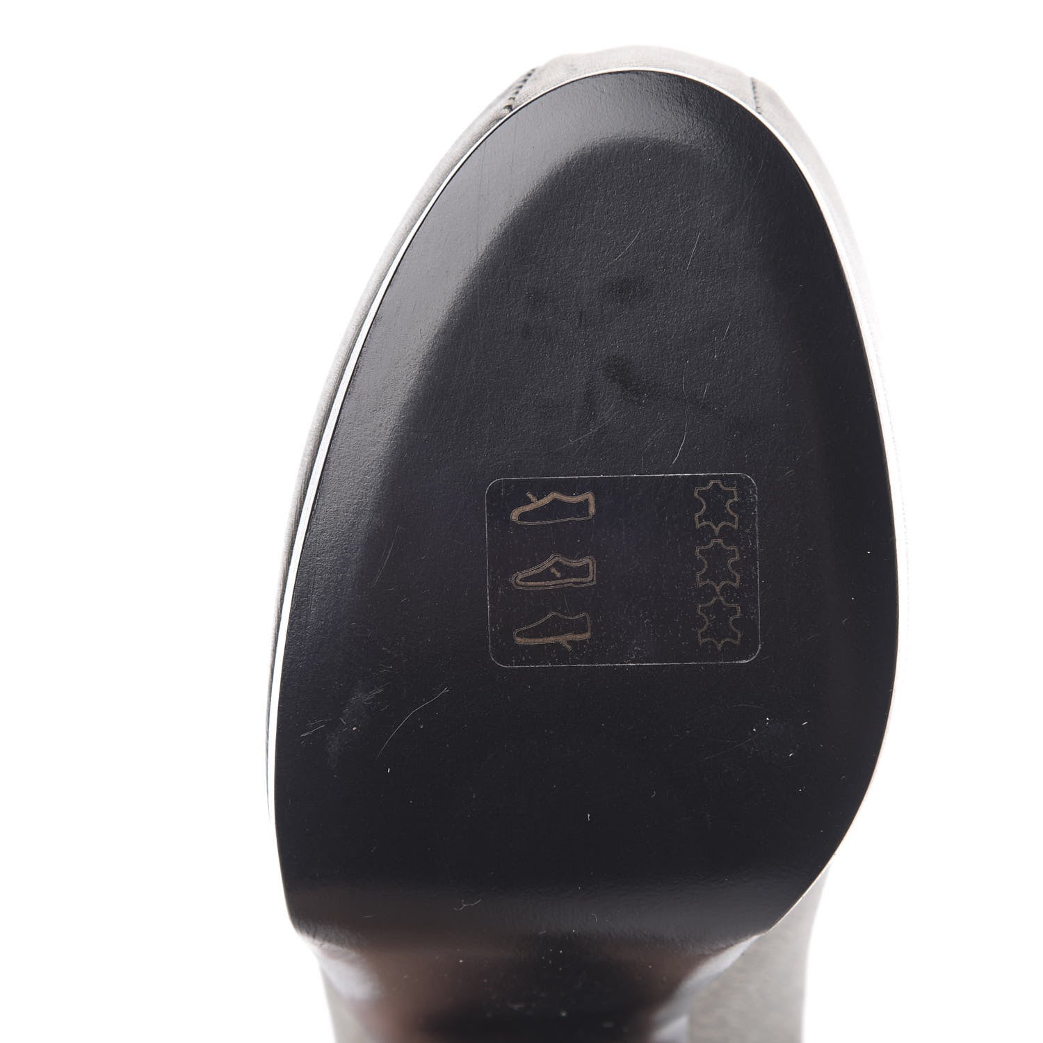 Saint Laurent Vernigolf Tribtoo 105 Platform Pumps 36.5 Gold 8 of 10