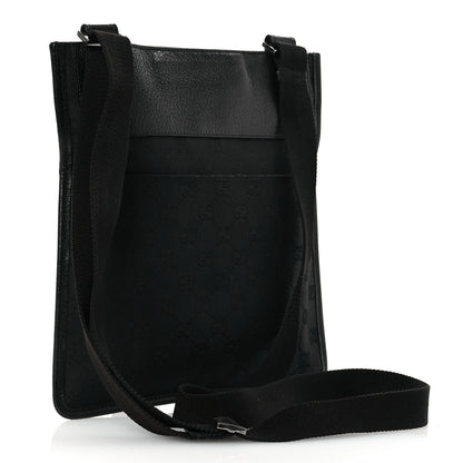Gucci GG Monogram Messenger Crossbody Bag Black 3 of 13