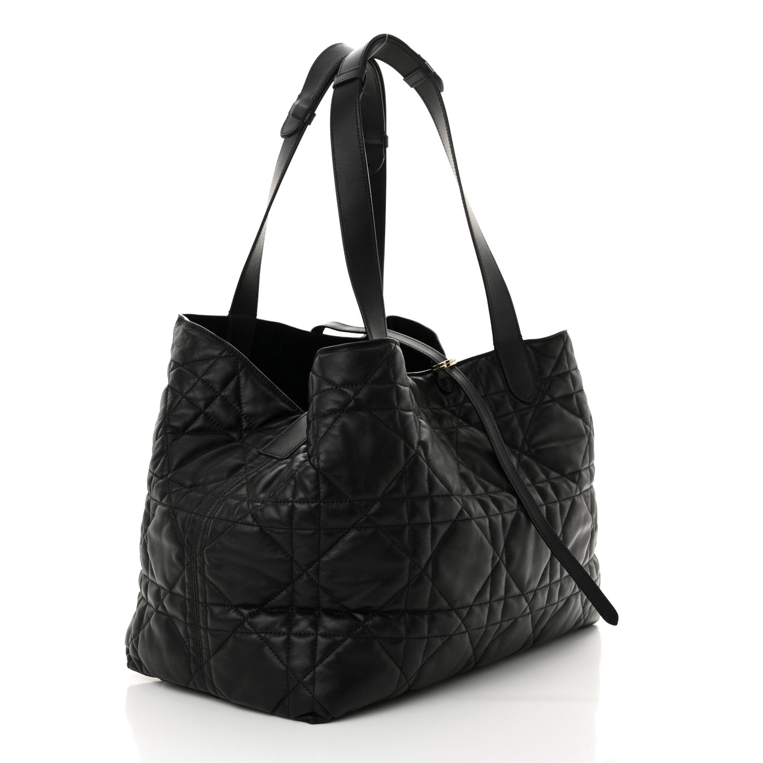 Christian Dior Calfskin Macrocannage Large Toujours  Black 4 of 15