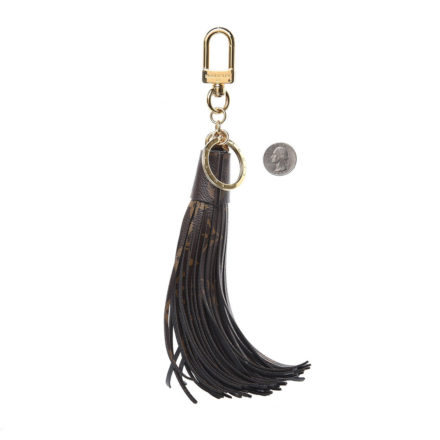 Monogram Tassel Bag Charm