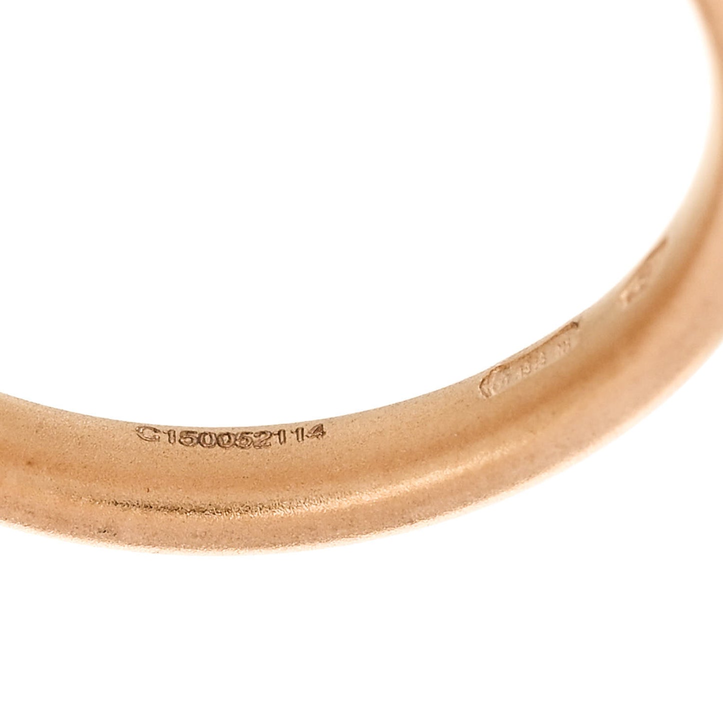 18K Rose Gold Ruby Lucciola Ring 53 6.25