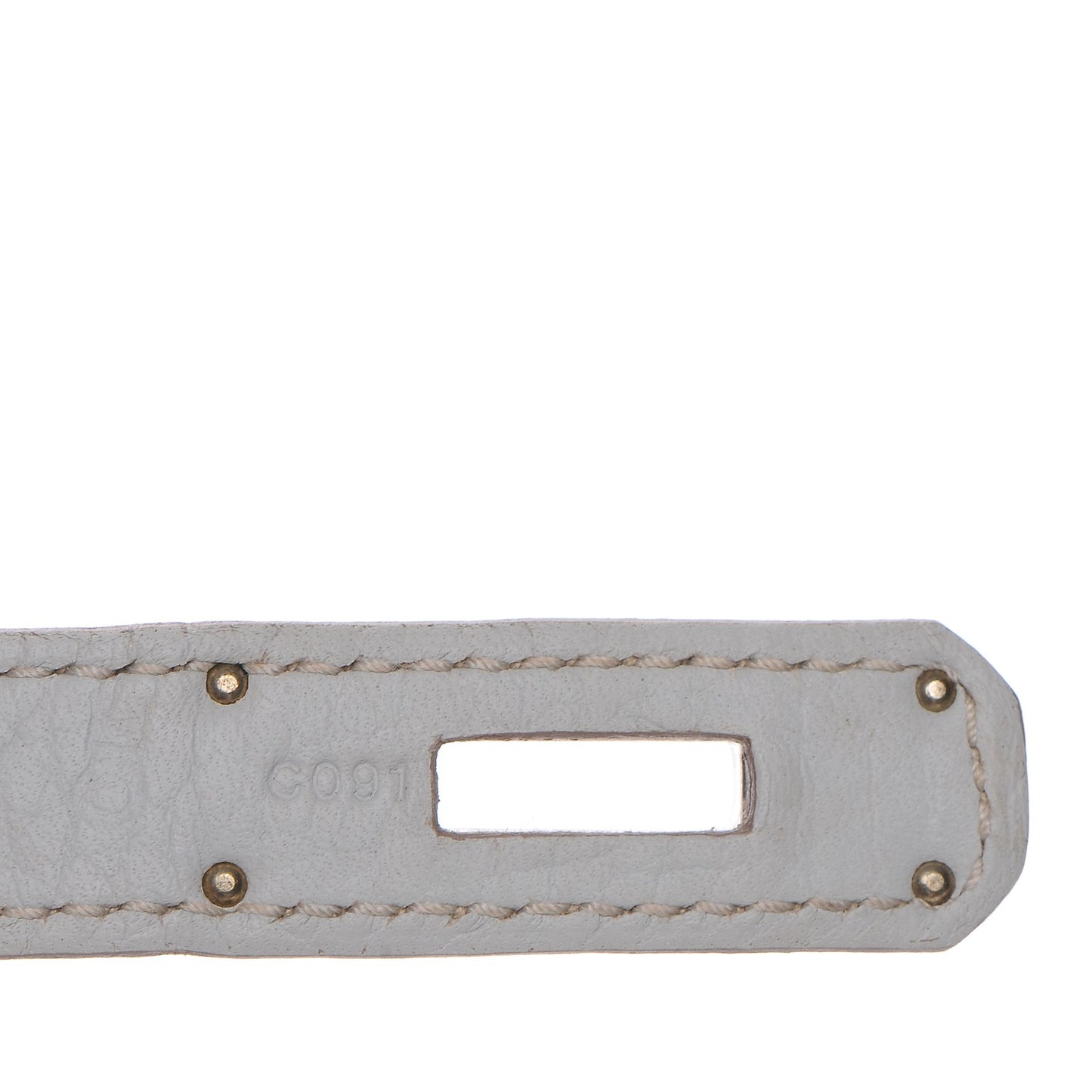 Taurillon Clemence Birkin 35 Gris Perle