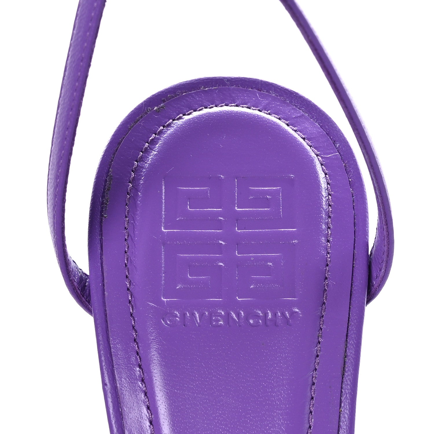 Givenchy Smooth Nappa Monochrome G Cube 85mm Sandals 39.5 Ultraviolet 7 of 8