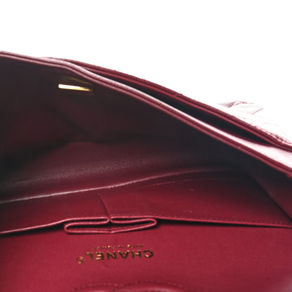Chanel Caviar Quilted Medium Double Flap Burgundy 5 of 10