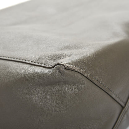 Celine Smooth Lambskin Vertical Bi-Cabas White Grey 13 of 14