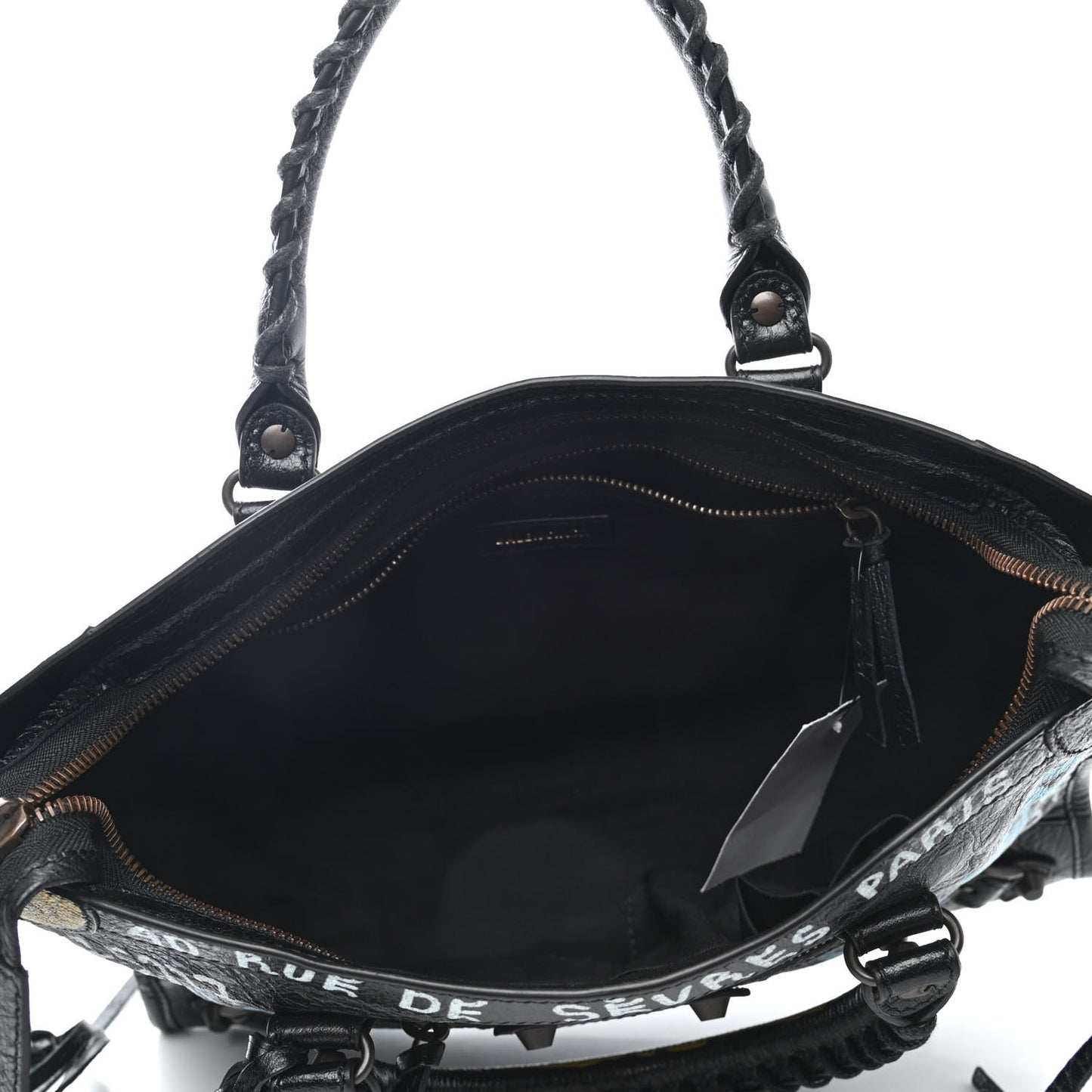 Agneau Graffiti All Over Classic Hardware S City Black Multicolor