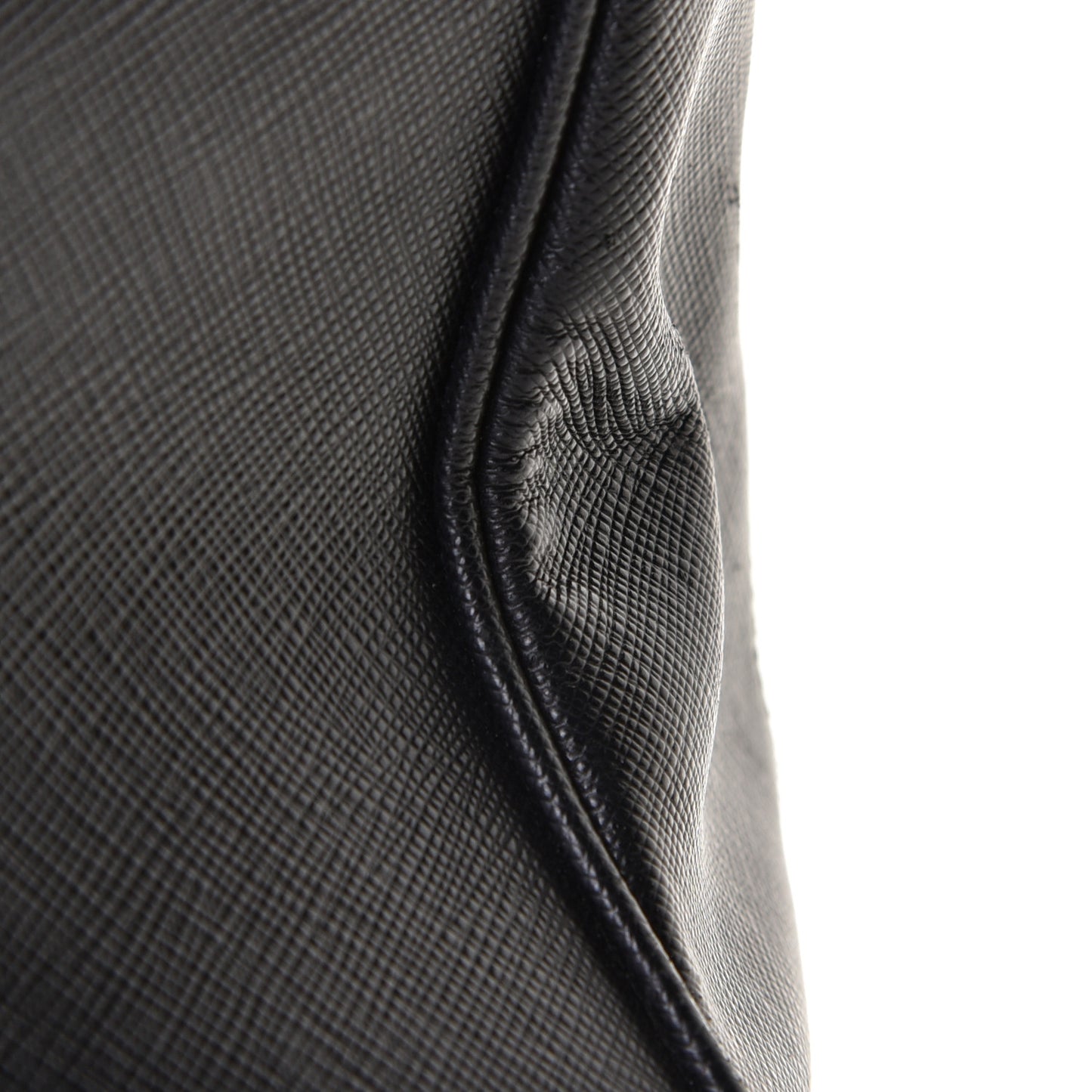 Saffiano Lux Extra Large Galleria Double Zip Tote Black