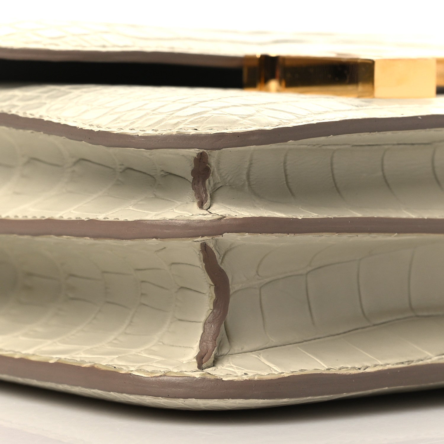 Hermes Matte Alligator Constance 18 Beton 9 of 11