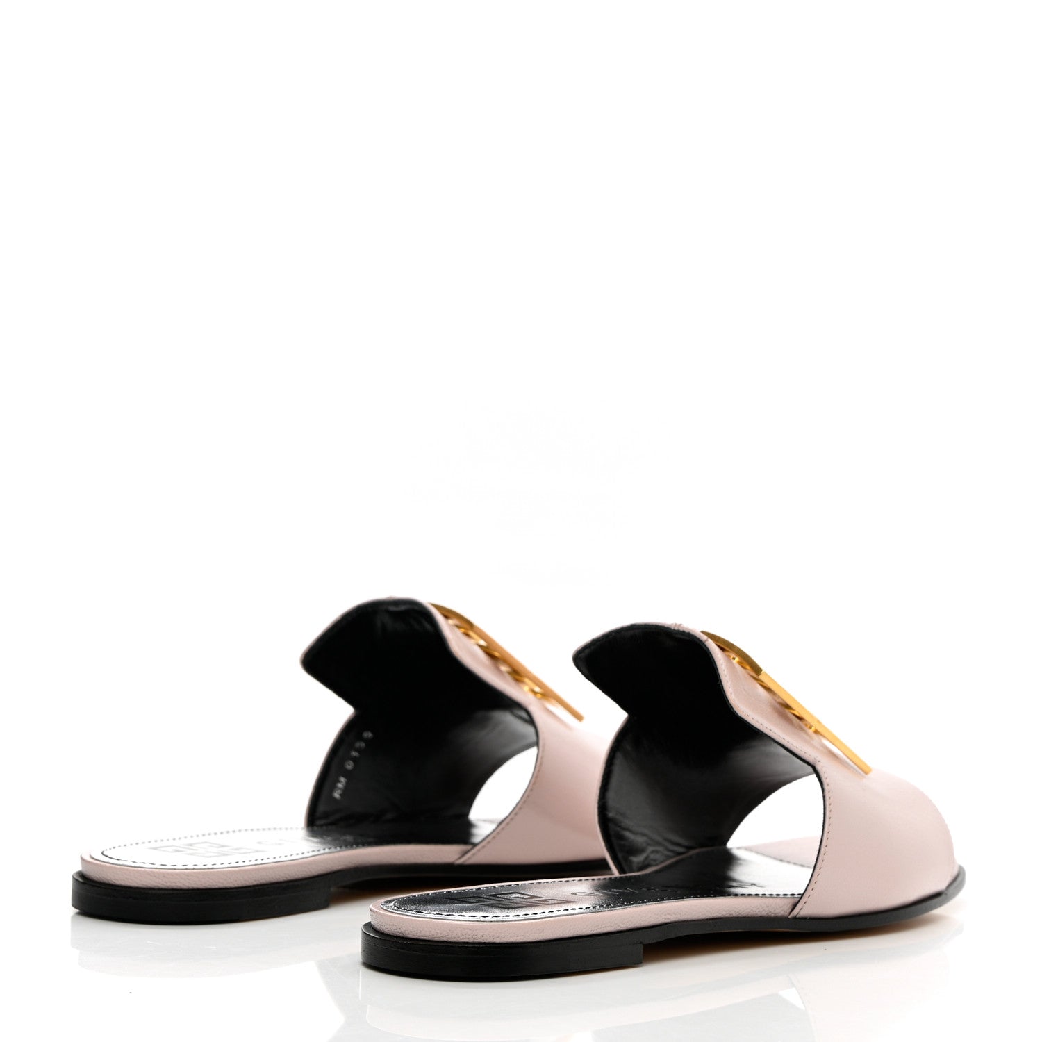 Givenchy Grained Calfskin 4G Flat Sandals 36 Pale Pink 4 of 13