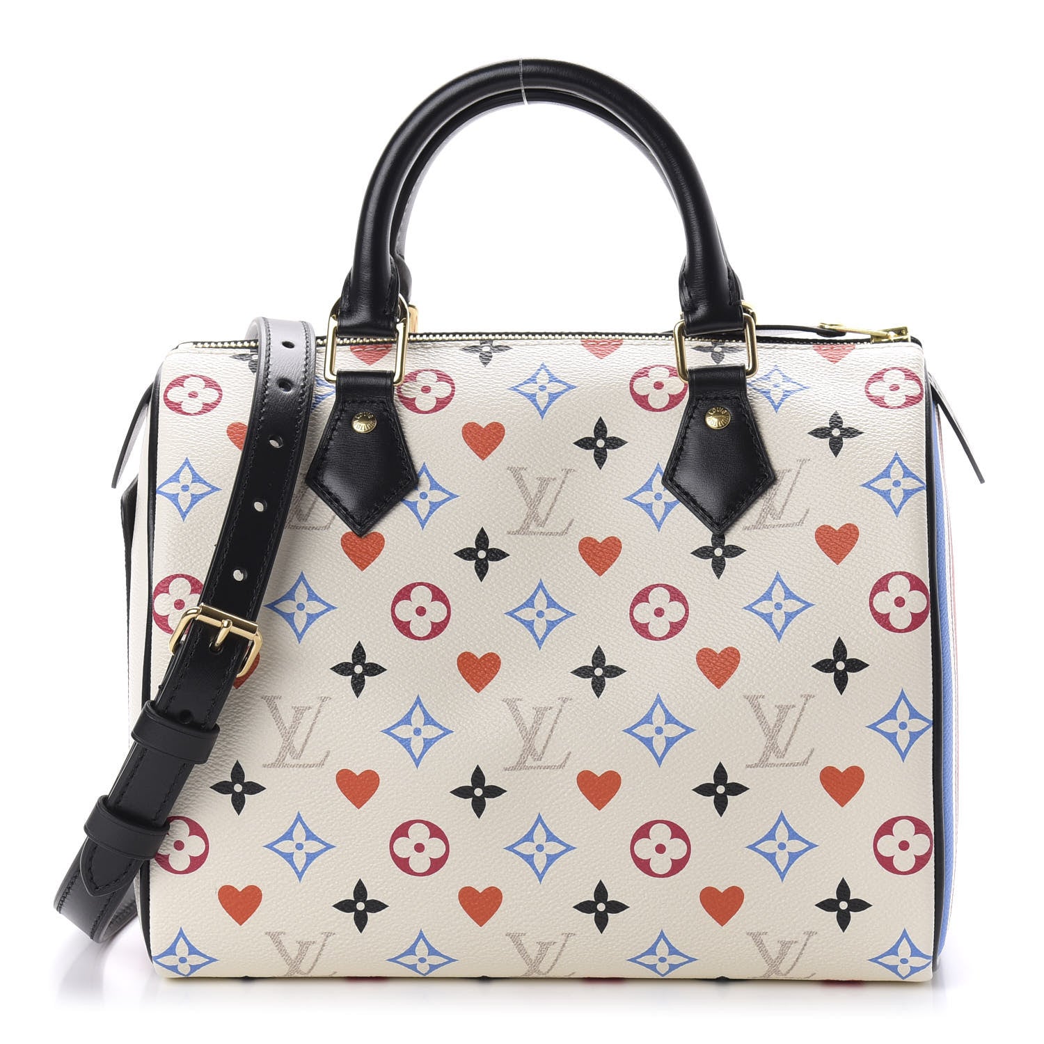 Louis Vuitton Game On Speedy Bandouliere 25 White 1 of 10