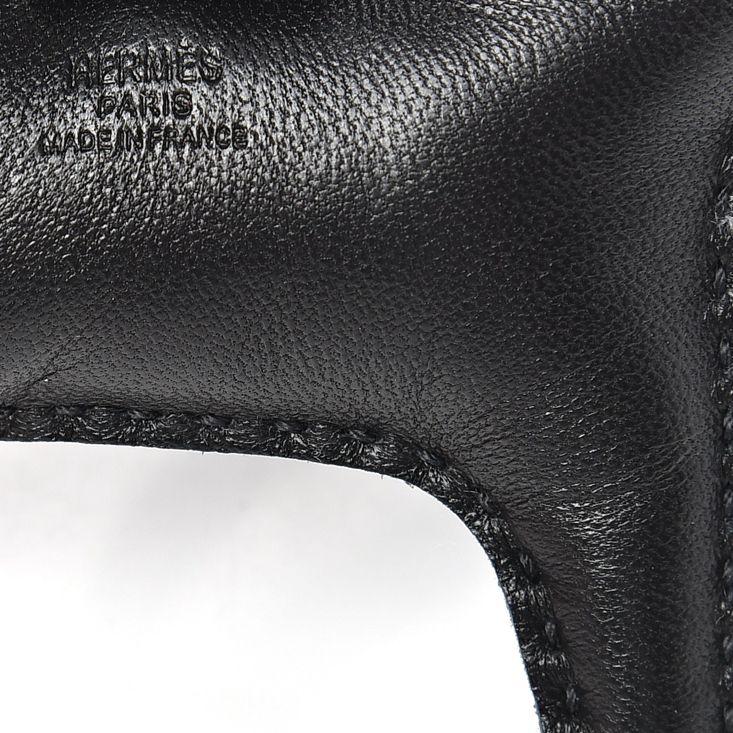 Milo Lambskin Grigri Rodeo Horse Bag Charm PM So Black