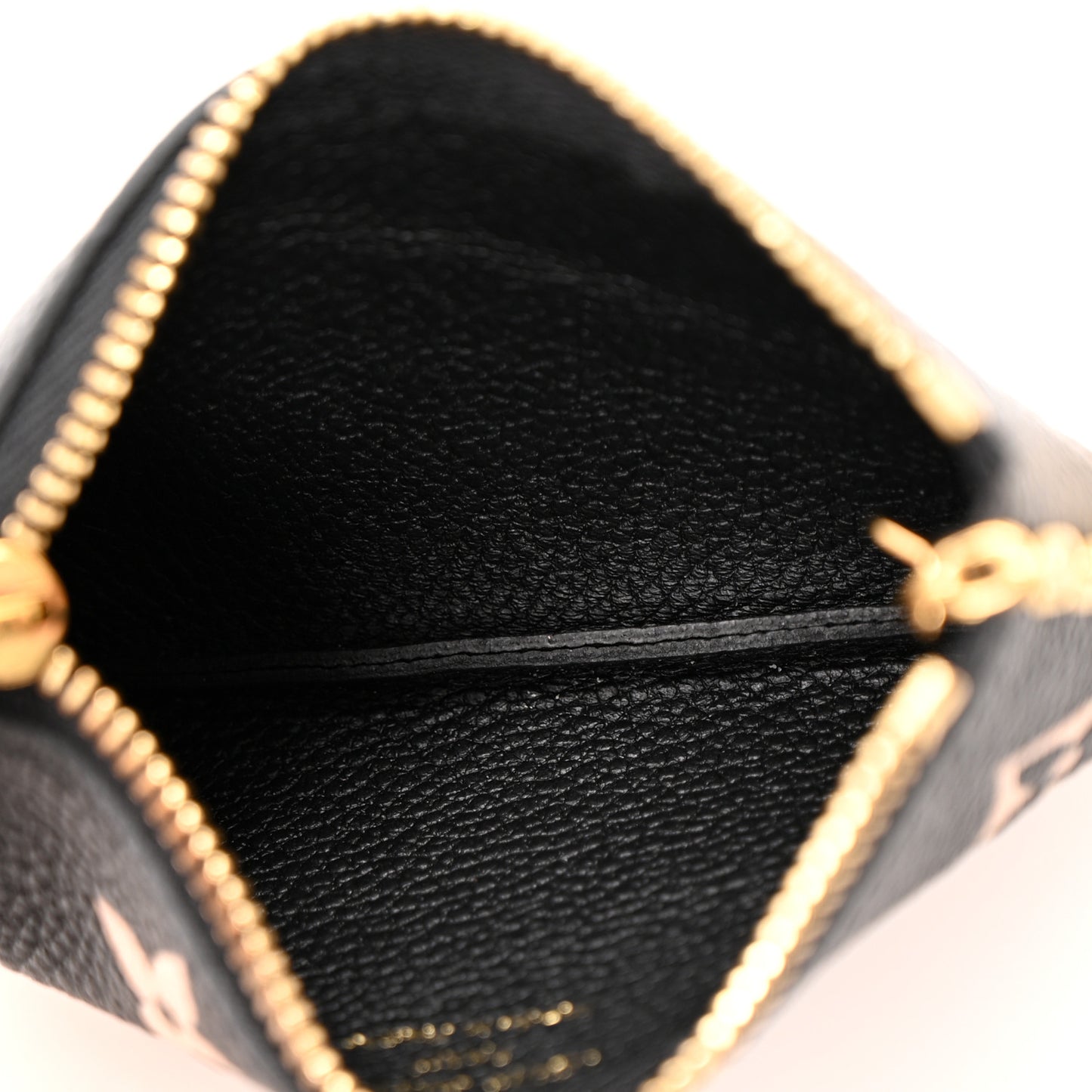 Empreinte Monogram Giant Key Pouch Black Beige