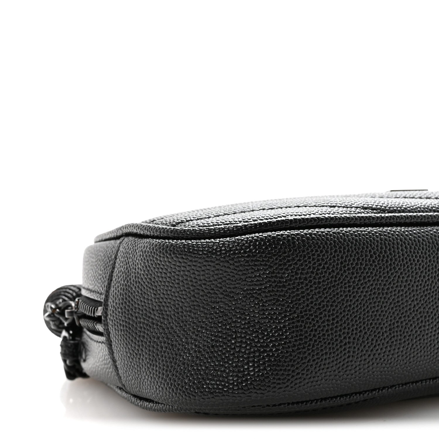 Saint Laurent Grain De Poudre Matelasse Monochrome Monogram Mini Lou Camera Bag Black 8 of 9