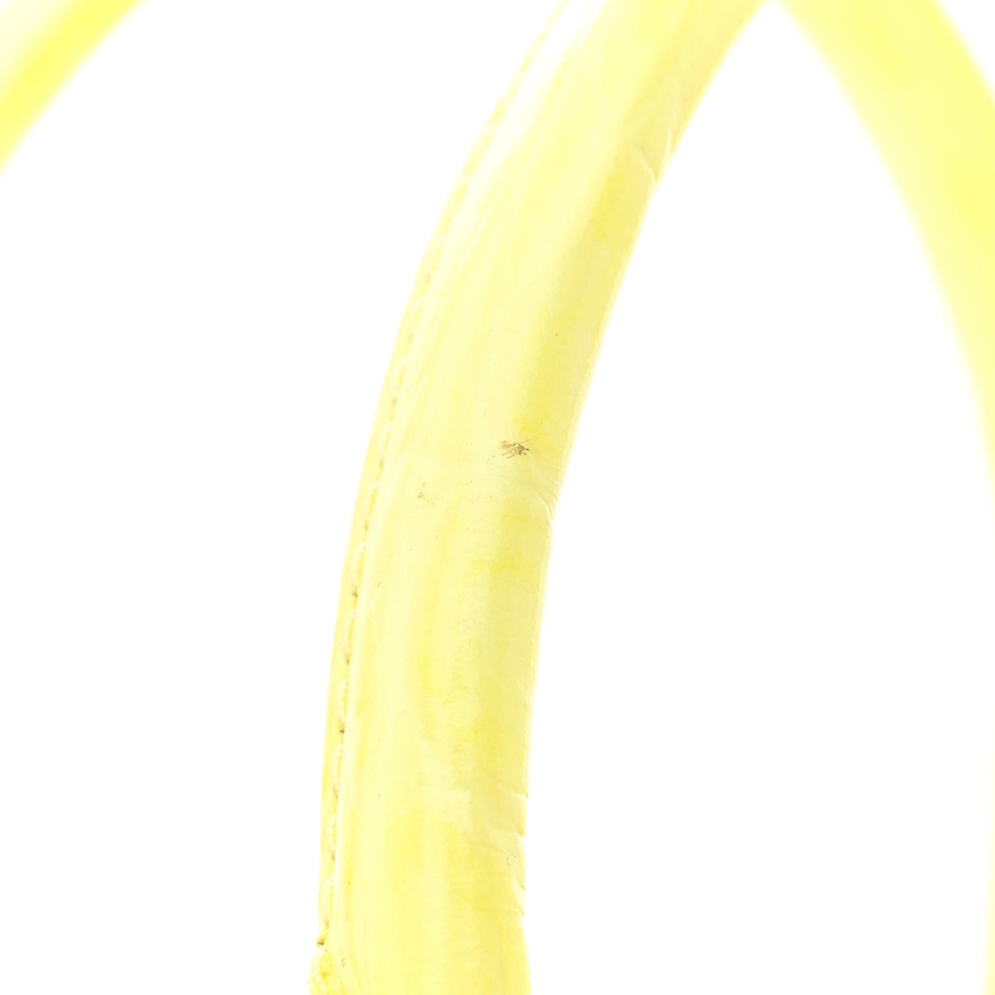 Croc Embossed Small The Tote Bag Tender Yellow