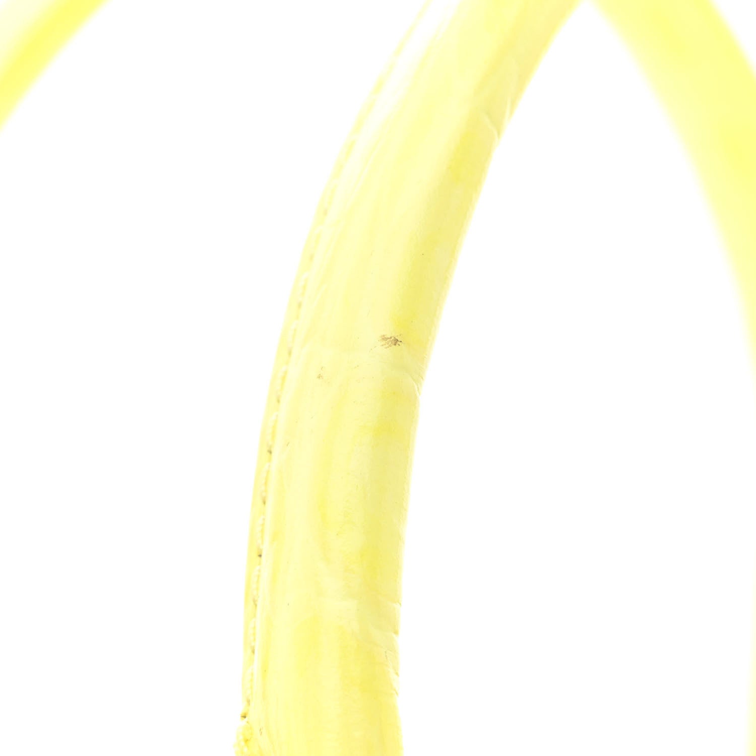 Marc Jacobs Croc Embossed Small The Tote Bag Tender Yellow 14 of 14