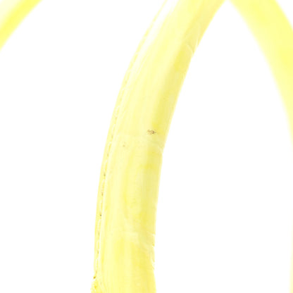 Marc Jacobs Croc Embossed Small The Tote Bag Tender Yellow 14 of 14