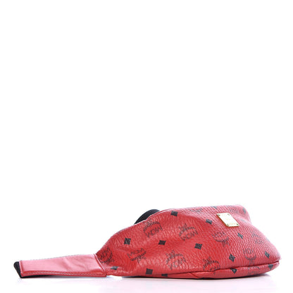 MCM Visetos Stark Belt Bag Red 4 of 7