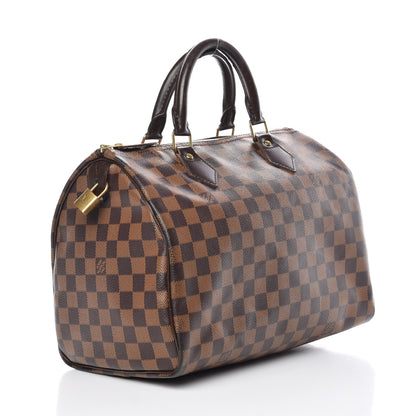 Louis Vuitton Damier Ebene Speedy 30 3 of 16