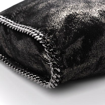 Stella McCartney Metallic Shaggy Deer Small Falabella Tote Black 9 of 9