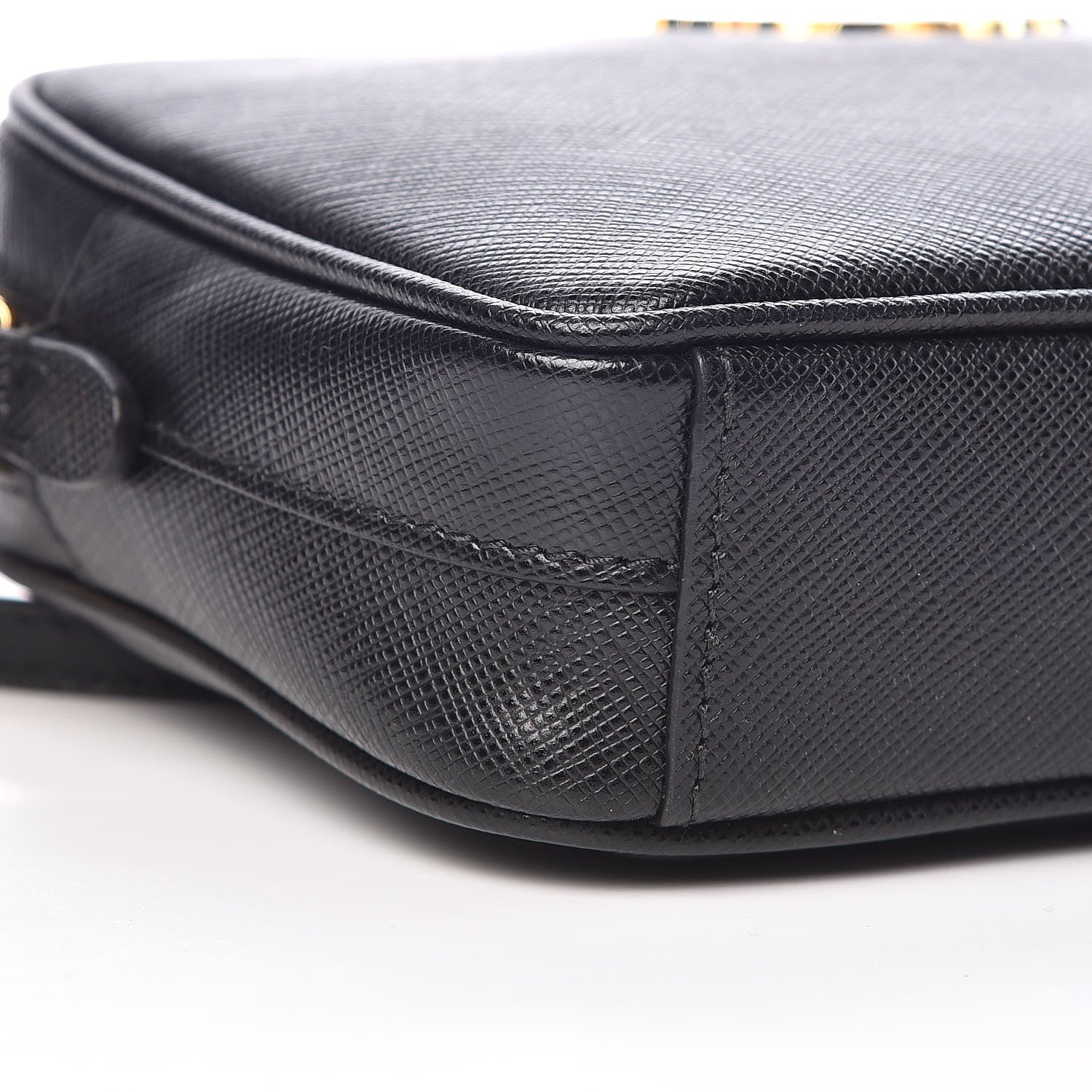 Prada Saffiano Small Camera Crossbody Bag Black 8 of 9