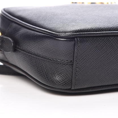 Prada Saffiano Small Camera Crossbody Bag Black 8 of 9