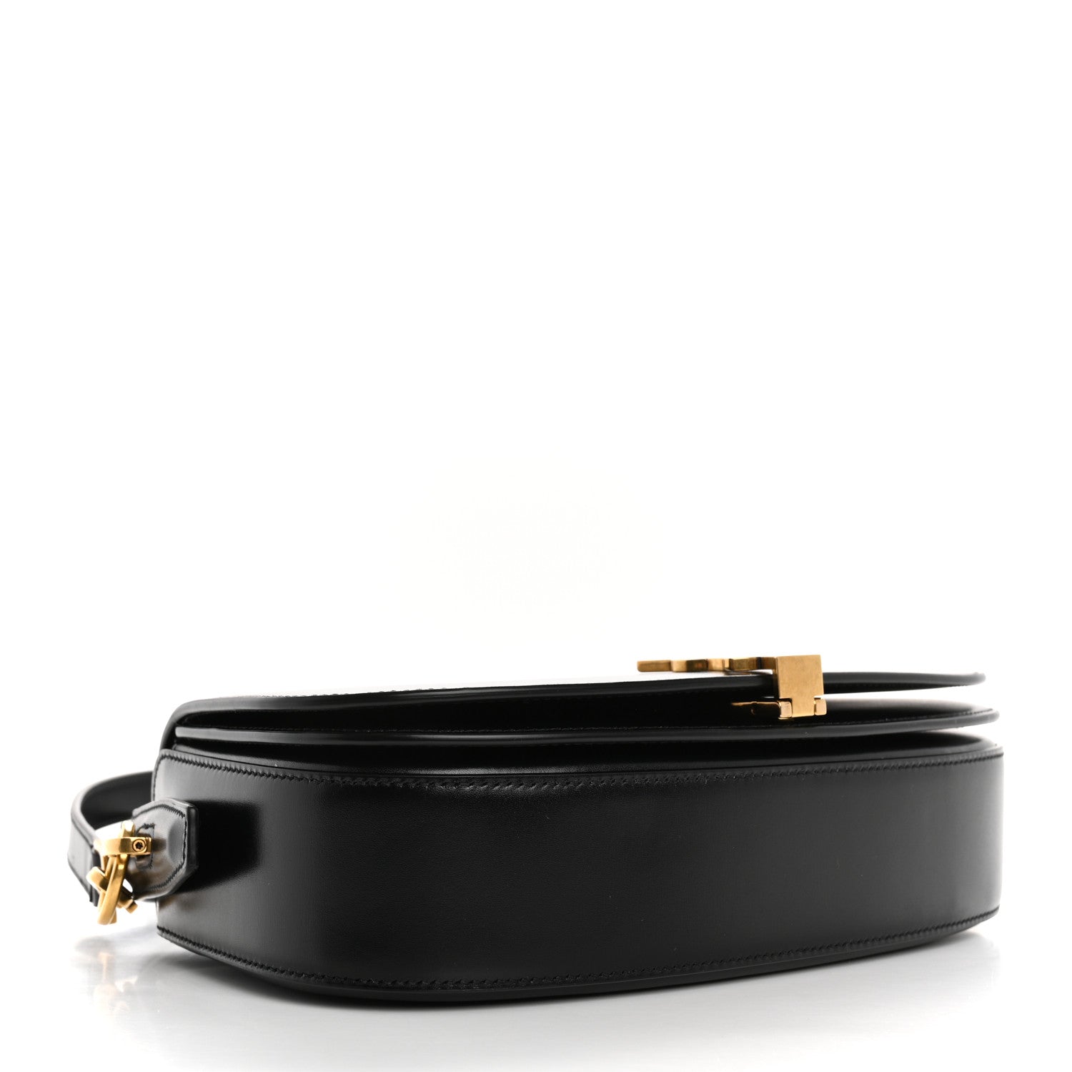 Saint Laurent Box Calfskin Voltaire Top Handle Crossbody Bag Black 4 of 14