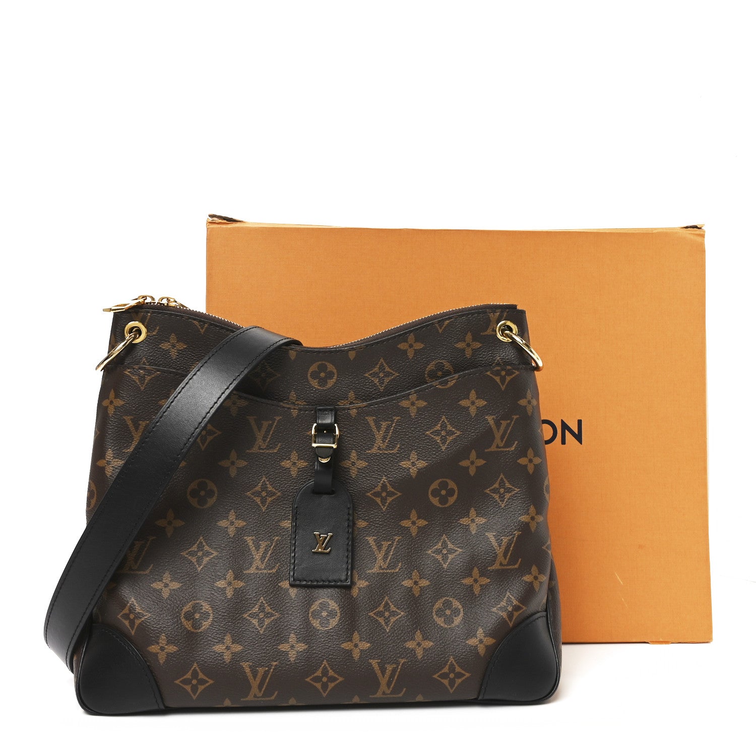 Louis Vuitton Monogram Odeon MM Black 10 of 10