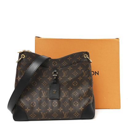 Louis Vuitton Monogram Odeon MM Black 10 of 10