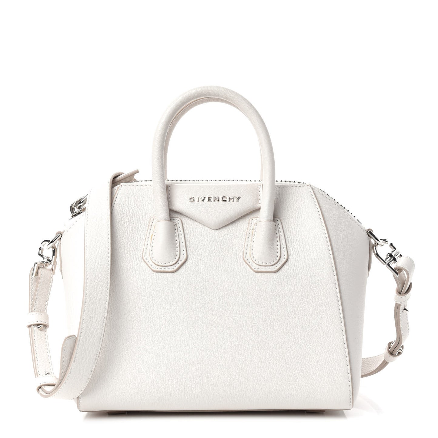 Sugar Goatskin Mini Antigona White